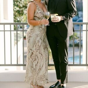 NOT AVAILABLE - Zara Animal Print/Snake Print Viral Dress